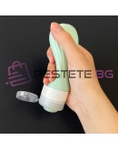 Козметична чанта за пътуване с шишета и стикери